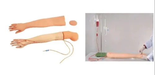 Suture training arm